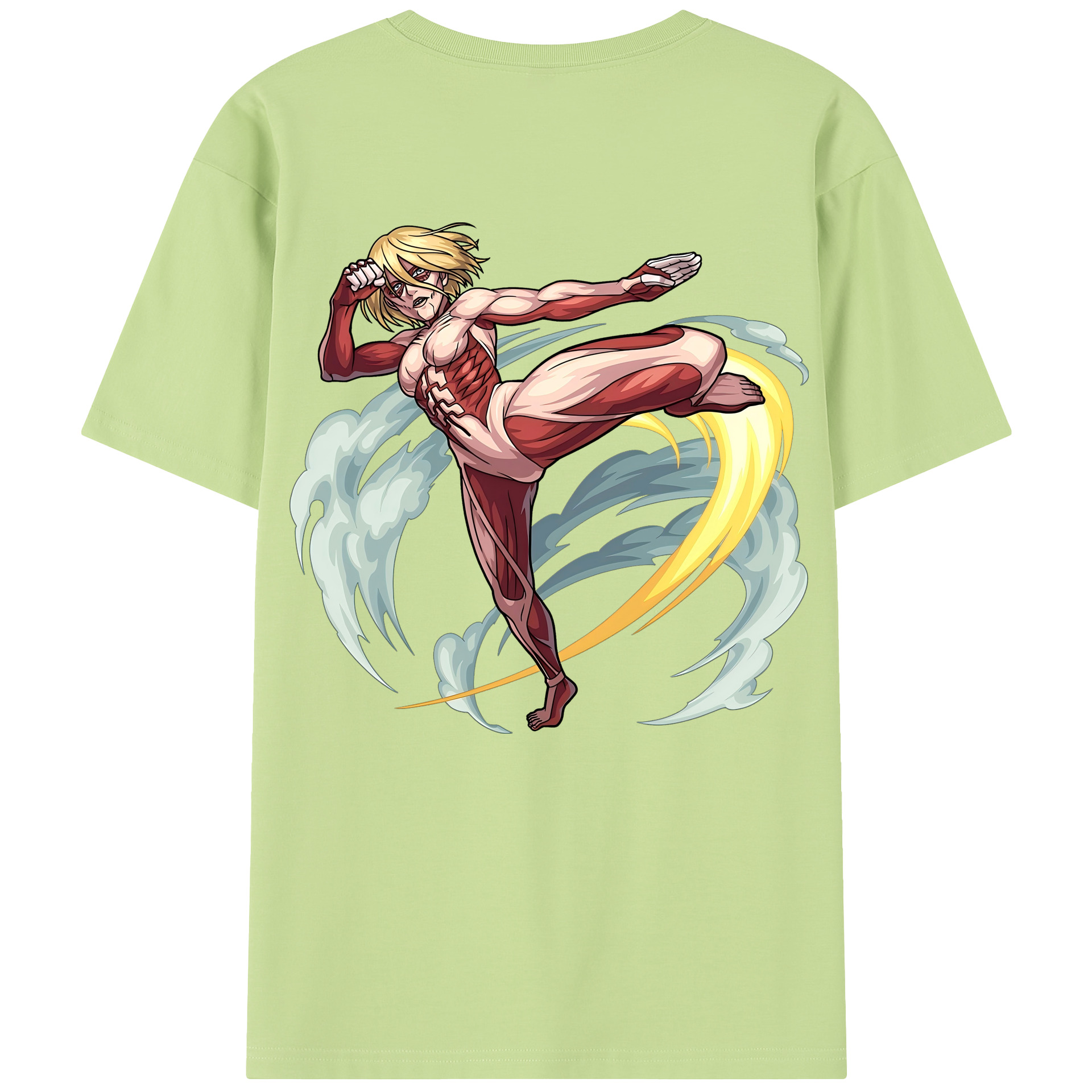 （画像用） 進撃の巨人 Attack on Titan 綿100％半袖Tシャツ（背面プリント）